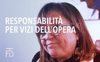 Responsabilità per vizi dell’opera – Art. 1667 c.c.