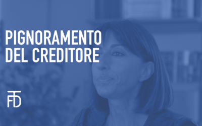 Pignoramento del creditore